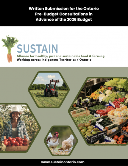 Sustain Provincial Budget submission